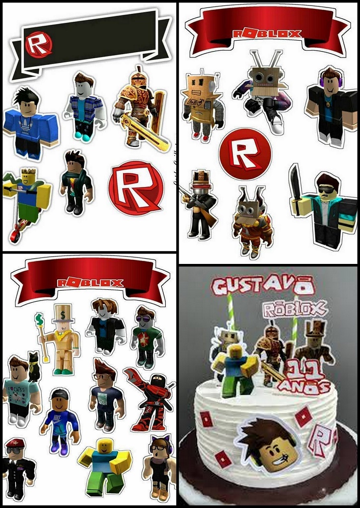 Roblox Free Printable Cake Toppers Oh My Fiesta For Geeks - free robux 728x90 banner roblox