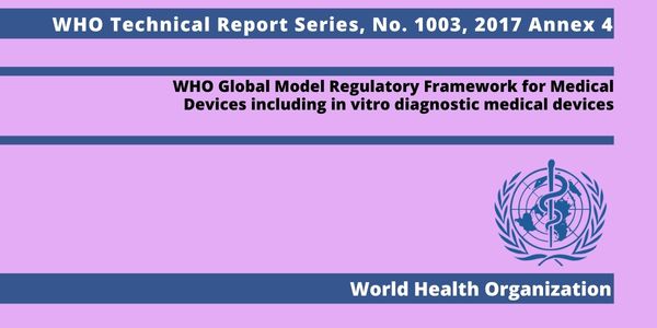 WHO TRS (Technical Report Series) 1003, 2017 Annex 4