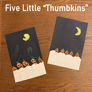 Five Little "Thumbkins" craft