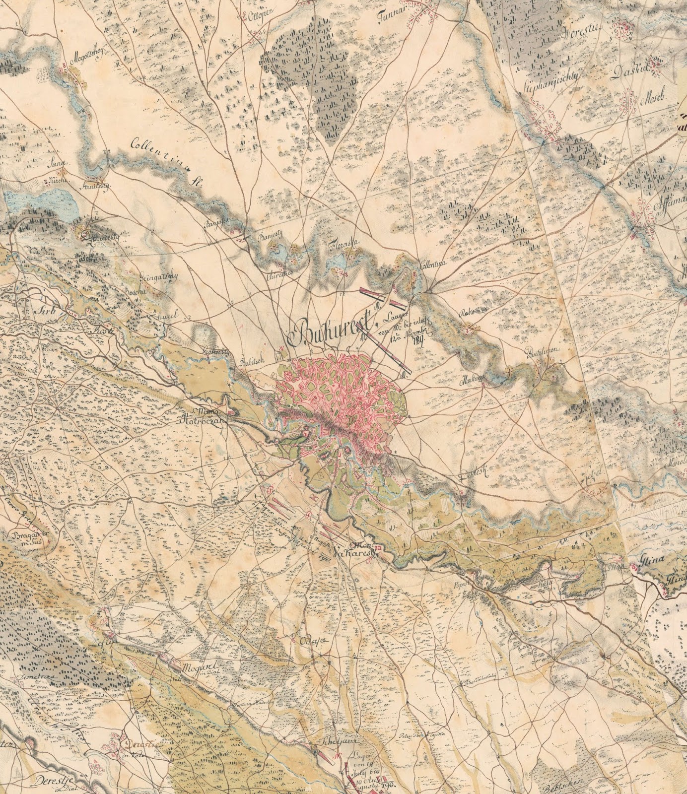 Harti Istorice Din Bucuresti In Format Vectorial Kmz Google Earth