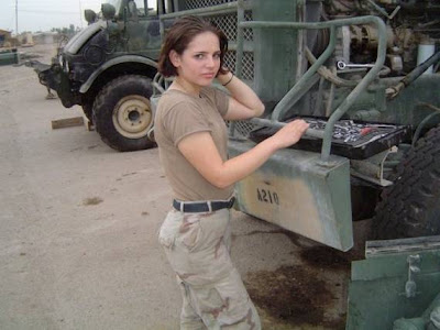  Celebrity Brunettes on World Female Soldiers