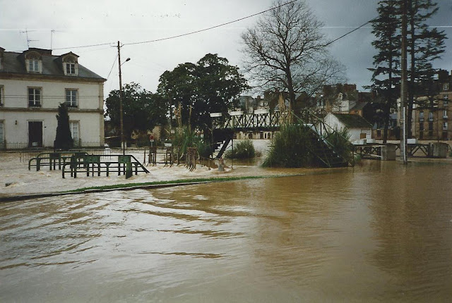 Grosse crue de la vilaine, photo de 1995