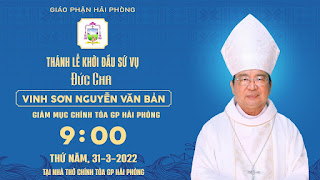 Thánh lễ khởi đầu sứ vụ Đức cha Vinh-Sơn Nguyễn Văn Bản, Giám mục chính toà Giáo phận Hải Phòng