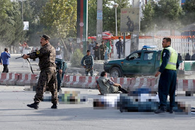 Afghanistan Vice President Abdul Rashid Dostum narrowly escaped assassination by suicide bombing at Kabul airport on Sunday as he returns to the country after spending more than twelve months in exile after being accused of torturing political rival Ahmad Eshchi.