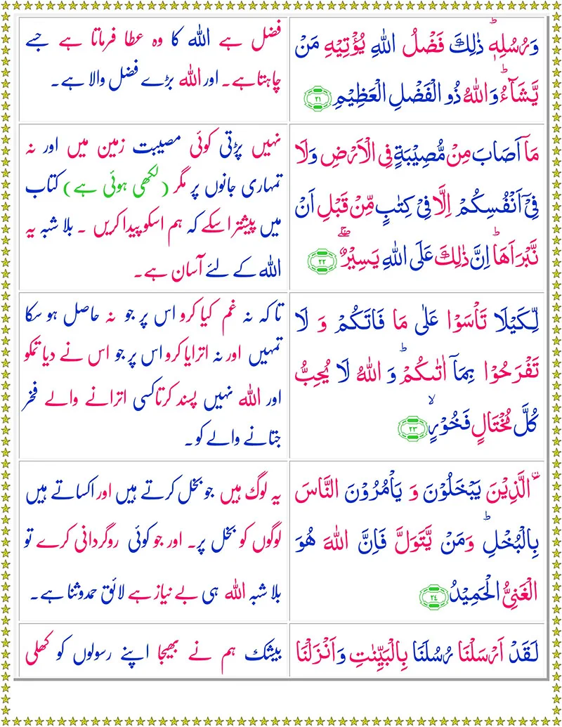 Surah Al-Hadid  with Urdu Translation,Quran,Quran with Urdu Translation,