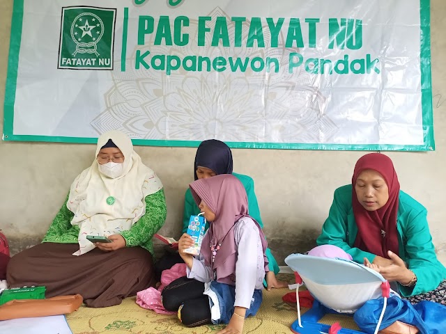 PAC Fatayat NU Pandak: Semaan Qur'an, Tahlil, Lalu Belajar Membuat Kue Kering 