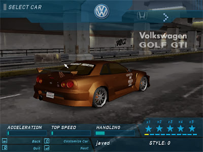 Need For Speed Underground 1 Game