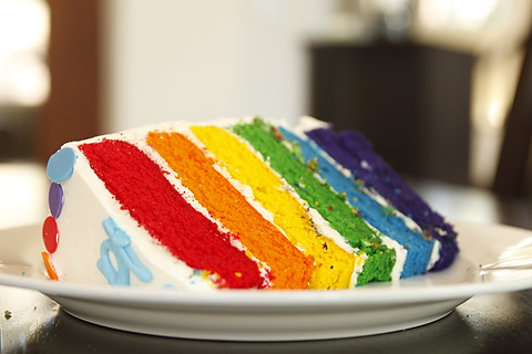 Rainbow Cake / Bolu Kukus Pelangi - spektrumdunia.blogspot.com