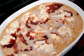 Raspberry Cheesecake Oatmeal