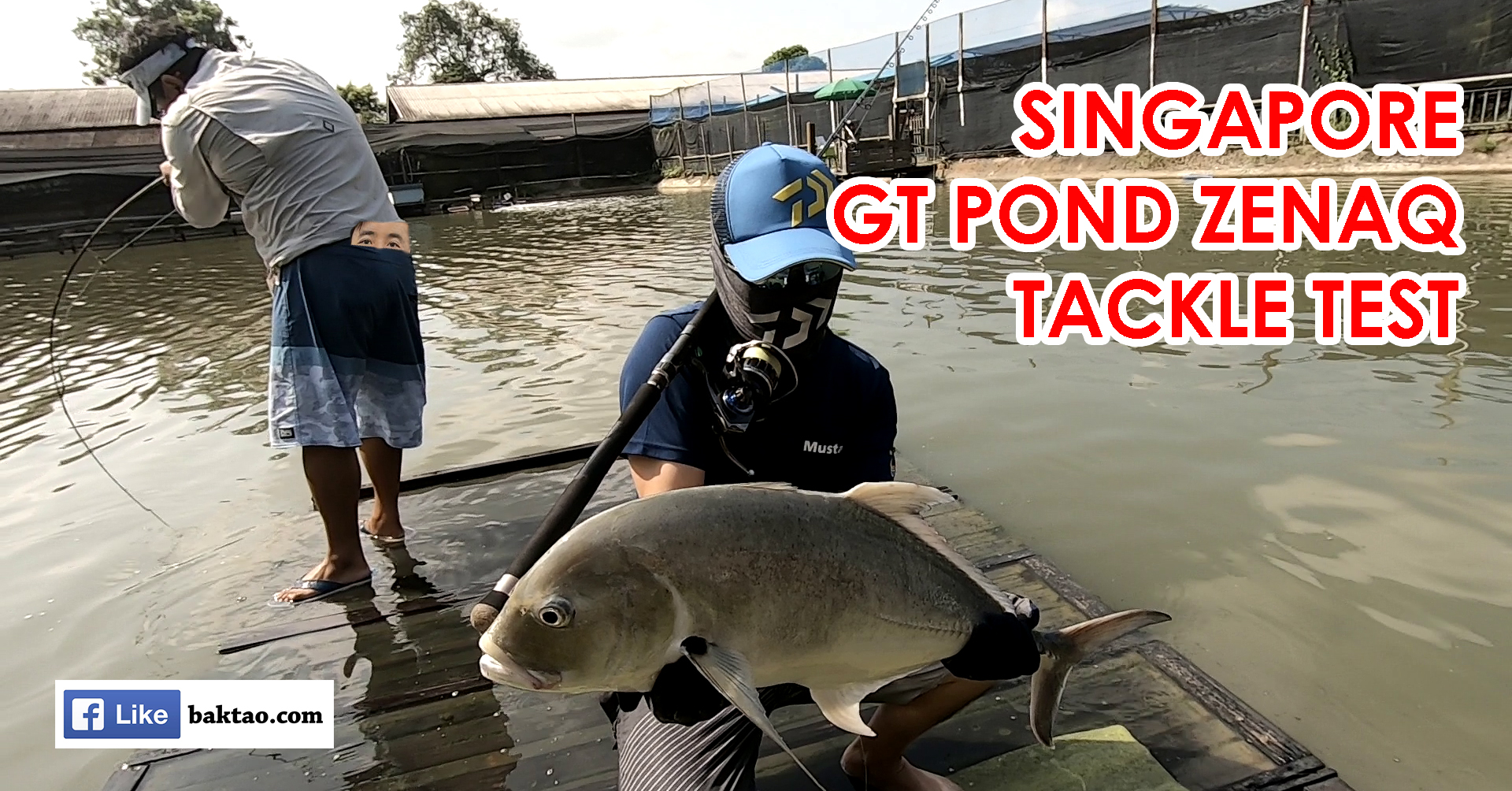 Fishing Tips at Singapore's one and only GT (Giant Trevally) Pond also  known as Angler's Playground Catch & Release