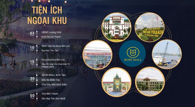 Tiện ích dự án Khu Đô Thị An Nông 5 Rose Mall