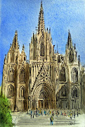 Barcelona, SpainTravel With MeSketchbook Project (spain barcelona cathedral of barcelona)