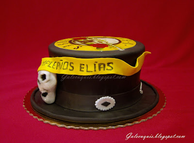 Tarta sombrero de Slash guns n roses