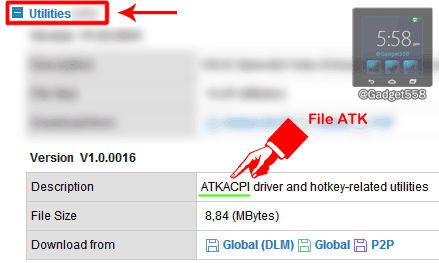Download ATK Package untuk laptop ASUS