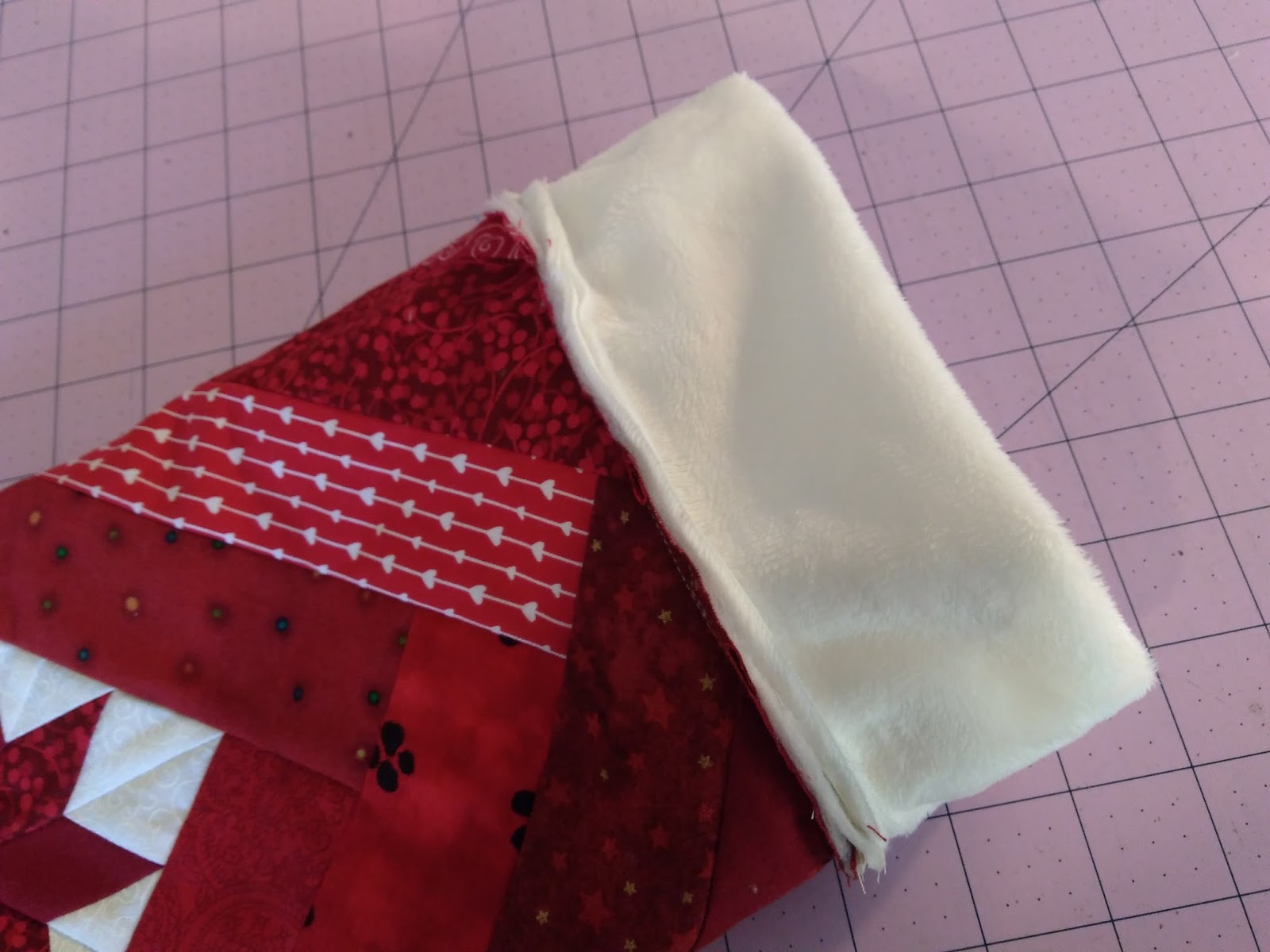 Canuck Quilter: Twice-turned Christmas stocking tutorial