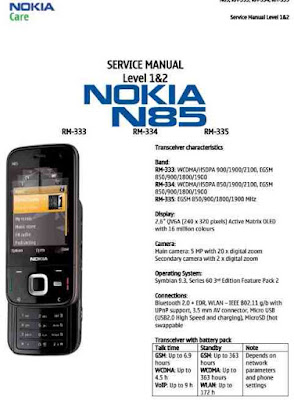 Nokia N85 Service Manual