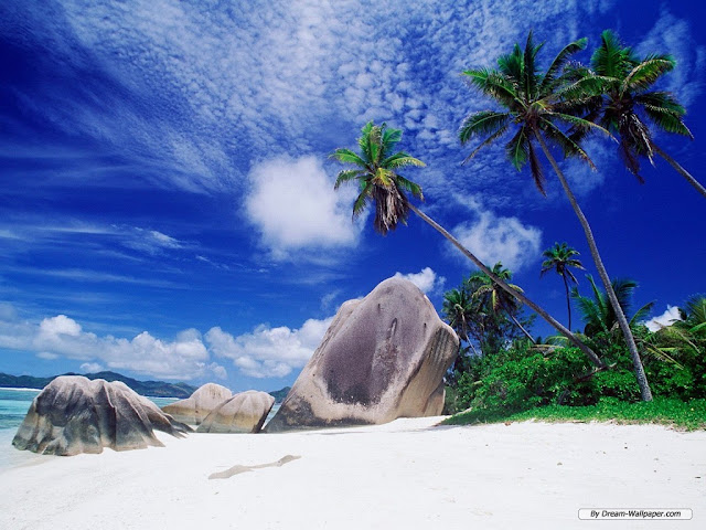 White sand HD nature wallpaper