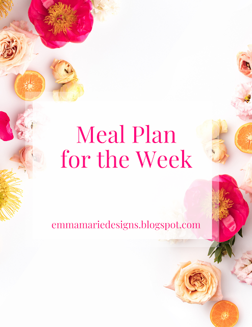 meal plan for the week