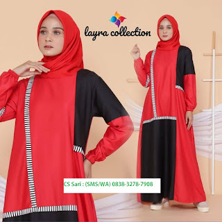 REZA DRESS Layra - Gamis Muslim Terbaru