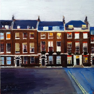 Houses on Bedford Square by Liza Hirst