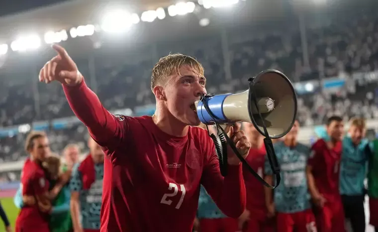'Mentality monster' - Rasmus Hojlund delivers incredibly passionate speech after Denmark game