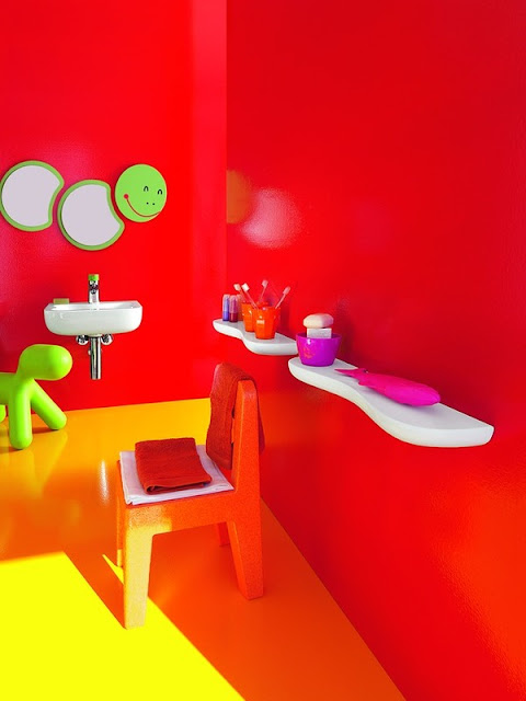 Colorful Kids Bathroom Ideas