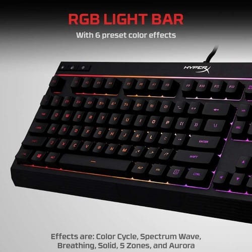 Review HyperX Alloy Core RGB Membrane Gaming Keyboard