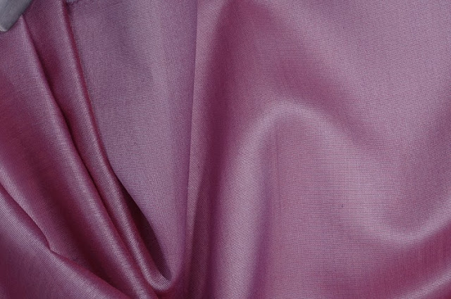 Faded Violet Cotton Silk Fabric