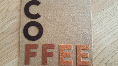 DYI Felt Coffee Coasters