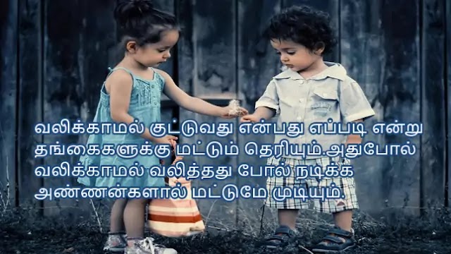 Brothers and Sisters Quotes in Tamil 10