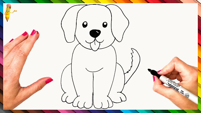 رسم كلب