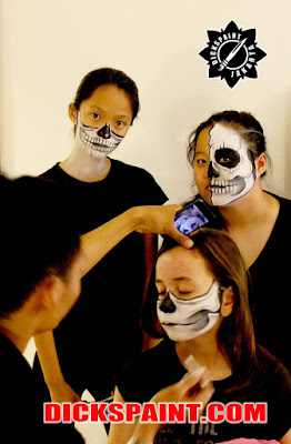 Make Up Halloween Skeleton Jakarta