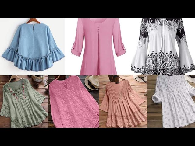 Girls Tops Designs - Ladies Genji Designs Images - Girls Shirt Designs - Ladies Long Shirt Designs - Ladies t-shirt - NeotericIT.com