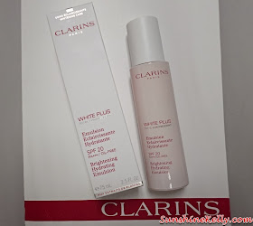 Clarins white plus total luminescent, review Clarins Brightening Hydrating Emulsion, review clarins Smoothing Brightening Night Cream, clarins, beauty, skincare