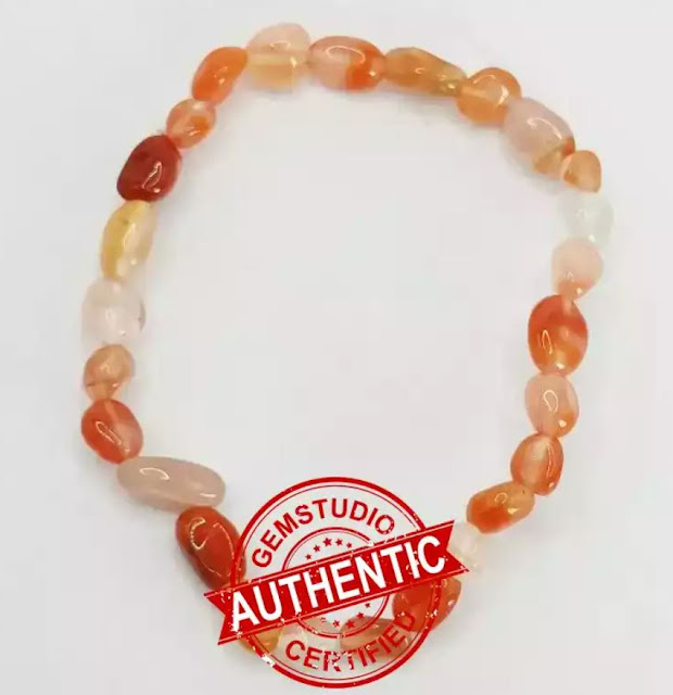 Carnelian Tumble Bracelet