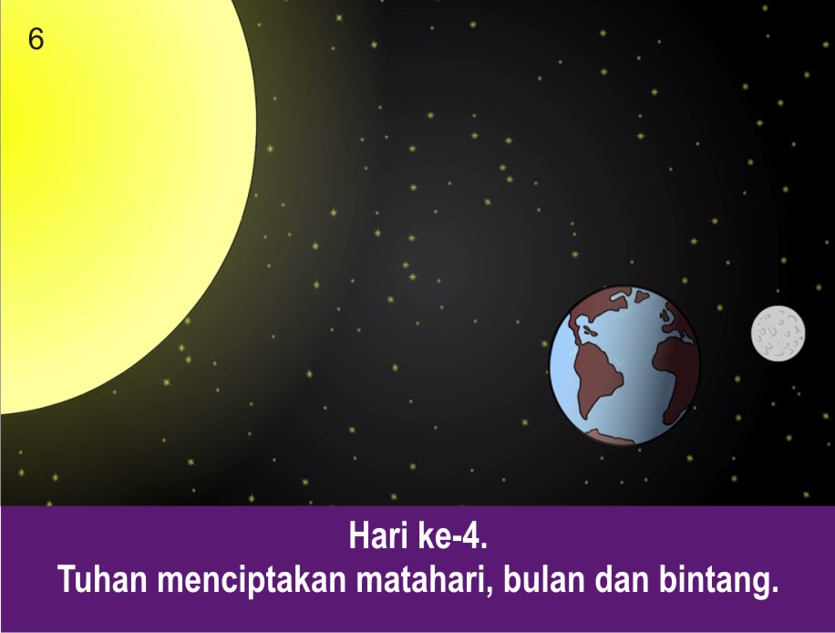 Komik Alkitab Anak: Allah Menciptakan Langit dan Bumi