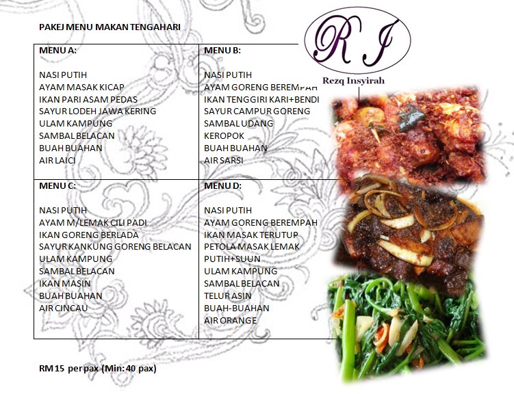 Menu lauk kampung untuk kenduri