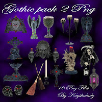 Gothic pack 2 PNG tubes