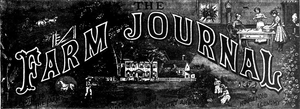 The Farm Journal masthead, May 1910