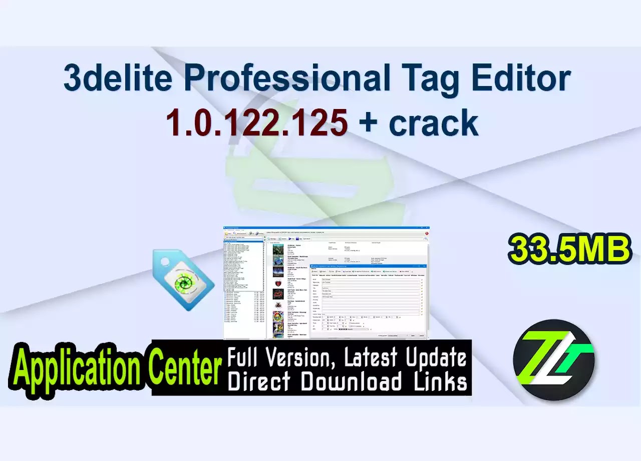 3delite Professional Tag Editor 1.0.122.125 + crack