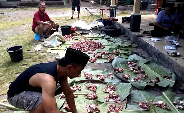 Kegiatan Peringatan Hari Raya Idul Adha 2020 di Dusun Kaliduren, Kebonharjo, Samigaluh