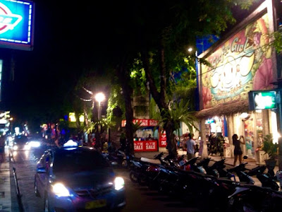 Jalan Legian in Bali