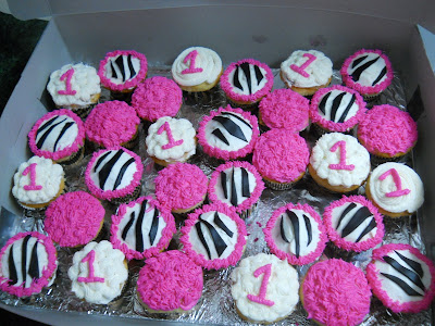 Zebra Birthday Cakes on The Happy Caker  First Birthday Zebra Stripes