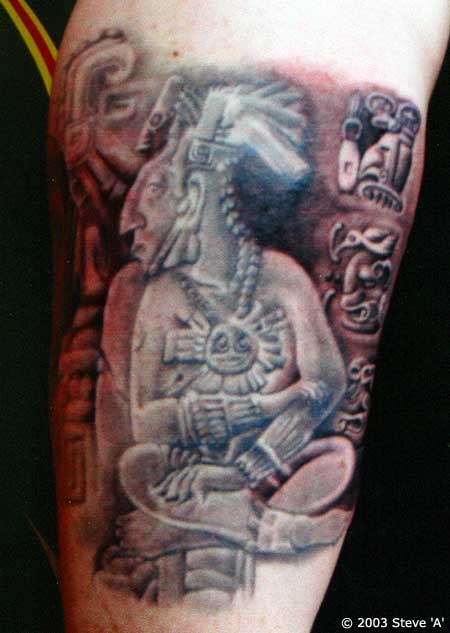 COM Aztec Mayan Incas Tattoo Design by WARVOX Pre Hispanic Mexican tattoos