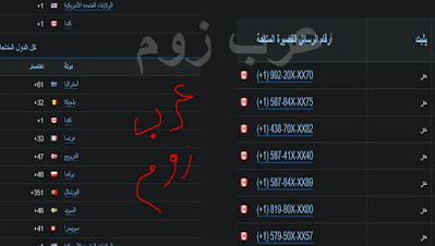 أفضل مواقع ارقام امريكية وكندية وبريطانية والمانية لتفعيل واتساب مجانا