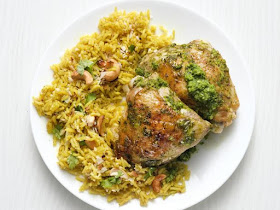 Indian Chicken with Cashew Rice Recipe