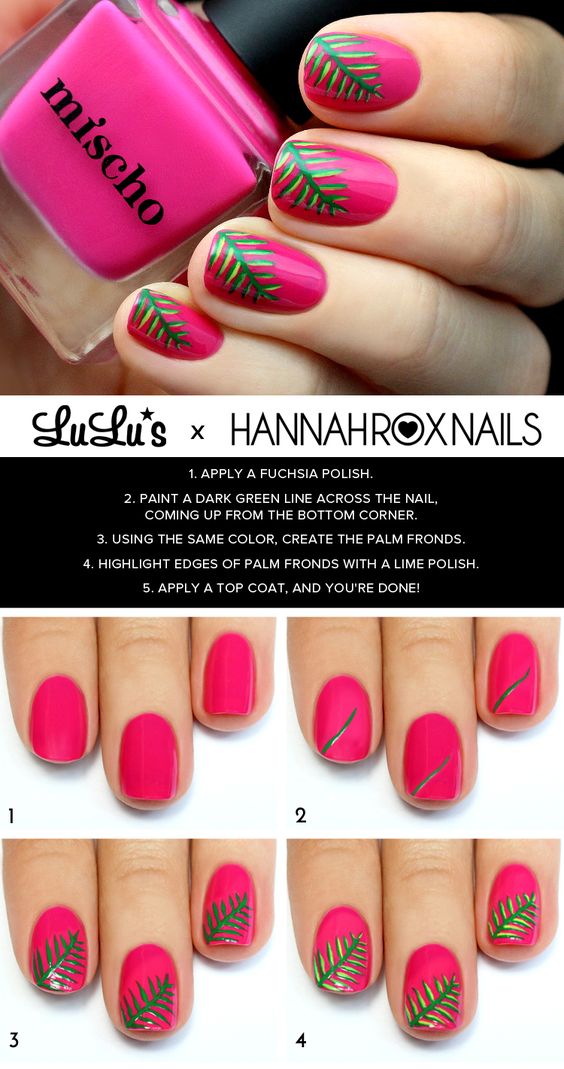 Tropical Nail Tutorial