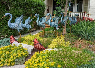 A Flock Of Lawn Ornaments Canadian Tire Celebration