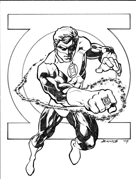 Green Lantern Coloring Pages ~ Free Printable Coloring Pages - Cool