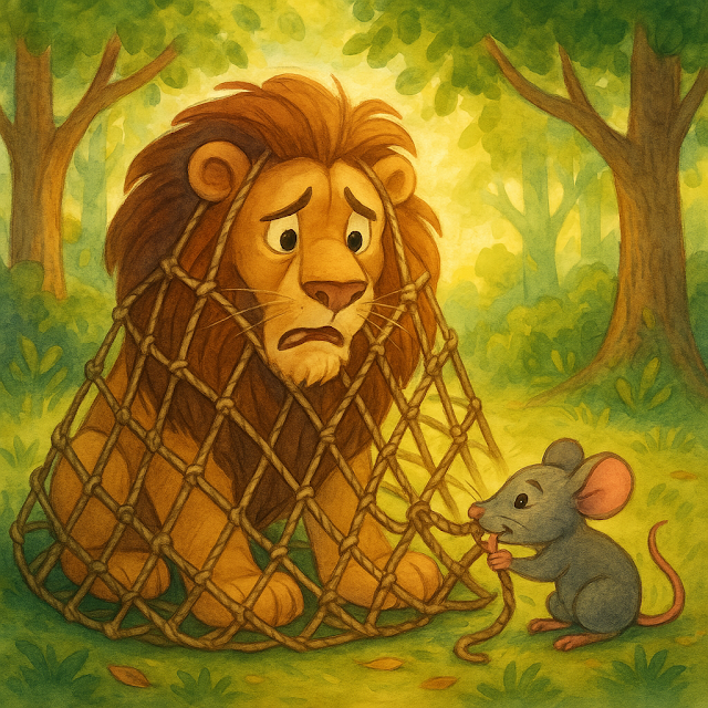 The Lion and the Little Mouse